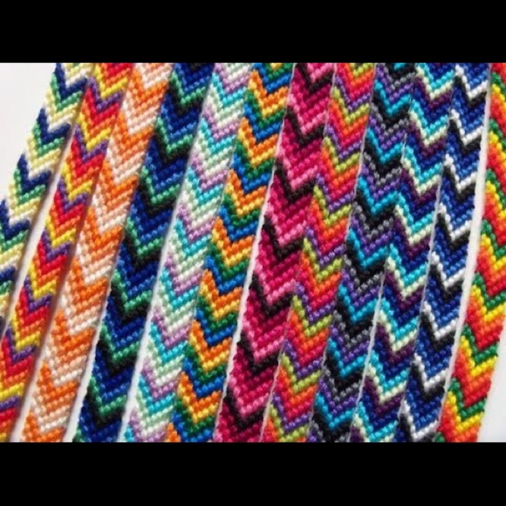 CUSTOM Chevron Friendship Bracelets